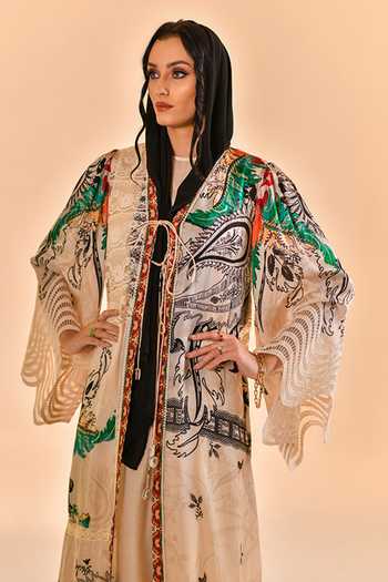 Bhanuni By Jyoti Astra Print Abaya 