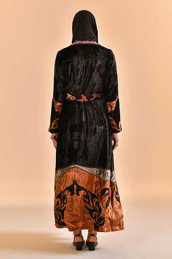 Bhanuni By Jyoti Nightfall Muse Printed Abaya 
