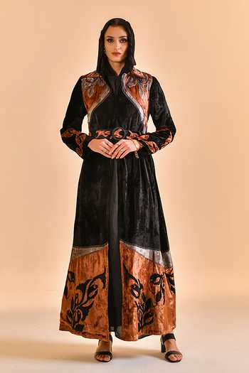 Bhanuni By Jyoti Nightfall Muse Printed Abaya 