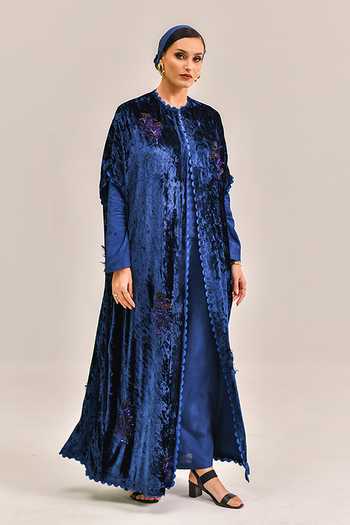Bhanuni By Jyoti Nocturne Print Abaya 