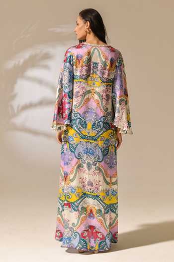 Bhanuni By Jyoti Bubblelight Print Kaftan 