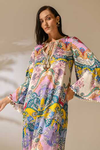 Bhanuni By Jyoti Bubblelight Print Kaftan 
