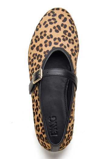 Dang Shoes Sasha Leopard Pattern Flats 
