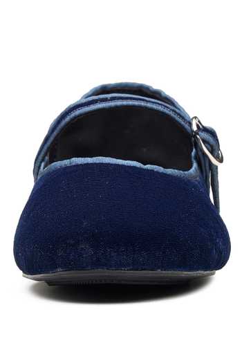 Buy_Dang Shoes_Navy Thin Strap Ballerina Flats _Online_at_Aza_Fashions