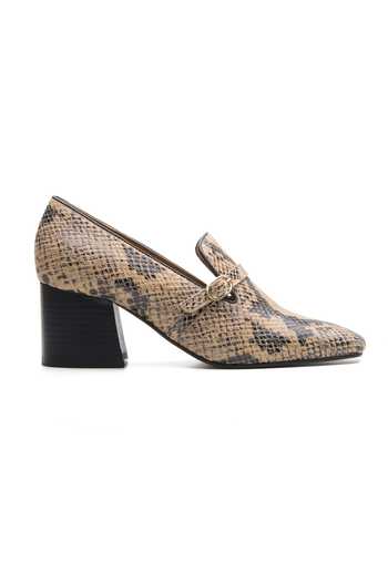 Dang Shoes Black Python Leather Loafers Online at Aza Fashions Dang Shoes_Black Python Leather Loafers _Online_at_Aza_Fashions