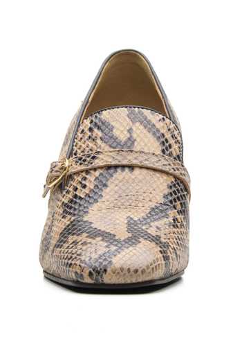 Dang Shoes Python Leather Loafers 