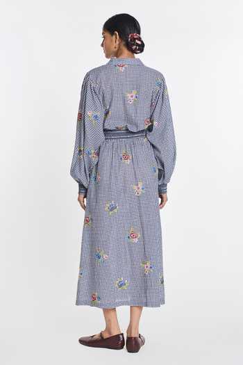 Payal Pratap Delphinium Embroidered Dress 