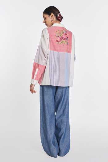 Payal Pratap Chamomile Patchwork Shirt 