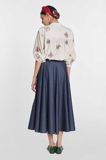 Payal Pratap Lisianthus Gingham Check Top 