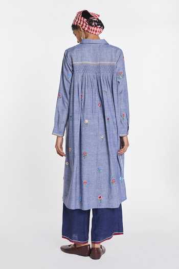 Payal Pratap Hydrangca Embroidered Tunic 