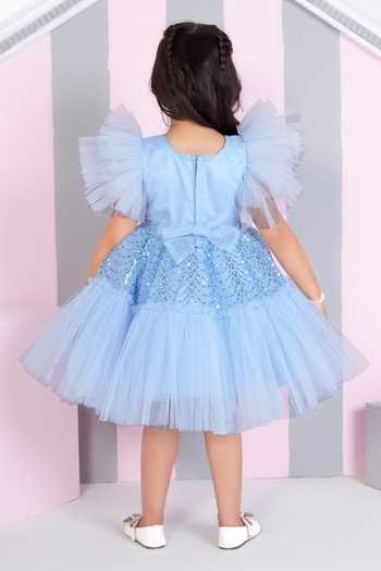 Mini Stitch Butterfly Embellished Dress 