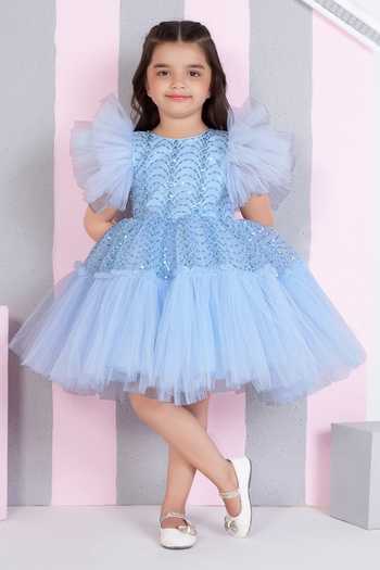 Mini Stitch Butterfly Embellished Dress 