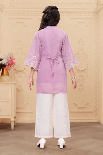 Mini Stitch Thread Work Kurta & Palazzo Set 