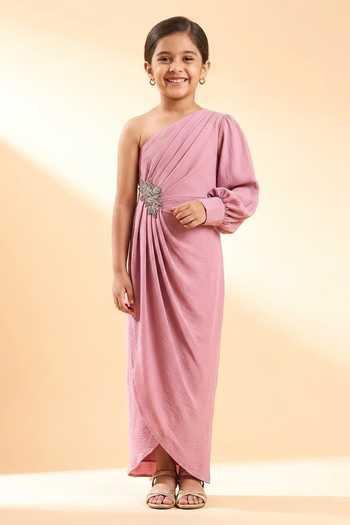 Aakaar One Shoulder Gown For Kids