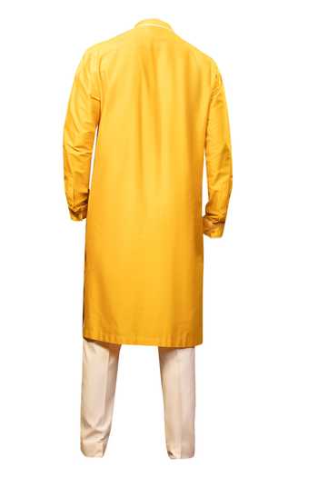 Design O Stitch Thread Embroidered Kurta Set For Kids
