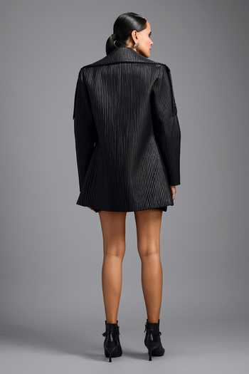Deepika Arora Quilted Shimmer Jacket 