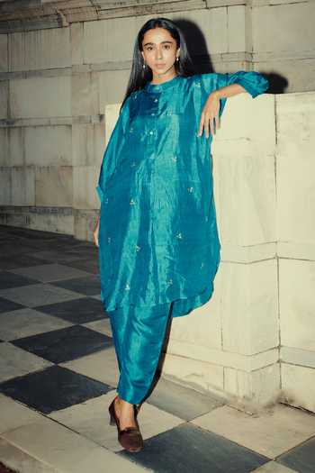 Inkpikle Mulberry Silk Kurta Set 