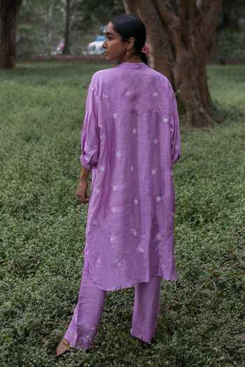 Inkpikle Mulberry Silk Kurta Set 