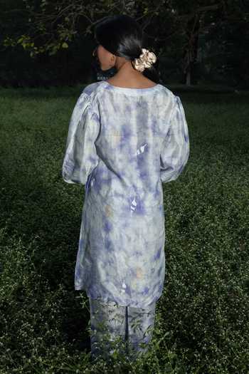 Inkpikle Hand Spun Mulberry Silk Kurta & Pant Set 
