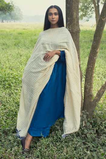 Inkpikle Pintuck Bodice Straight Kurta Set 