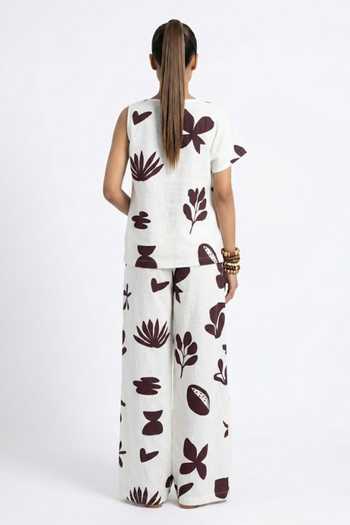Poppi Floral Print Top With Pant 