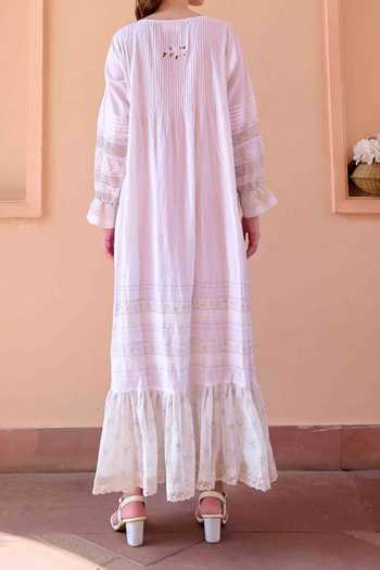 OurDve Nancy Frilled Hem Dress For Kids