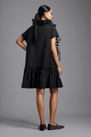 Deepika Arora Dramatic Woven Dress 