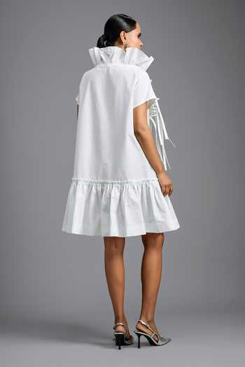 Deepika Arora Dramatic Woven Dress