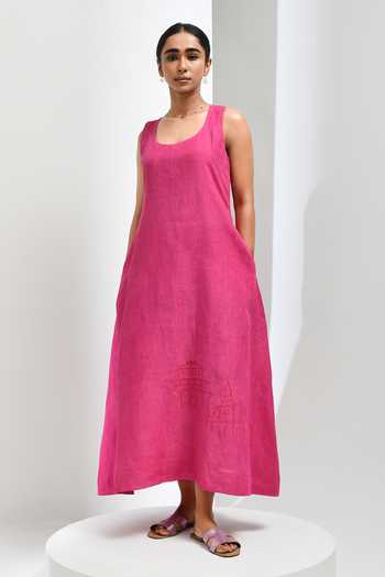Inkpikle Hand Woven Linen Dress 