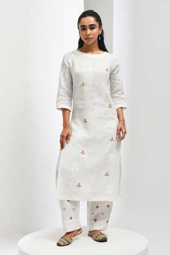 Inkpikle Hand Spun Cotton Kurta With Pant 