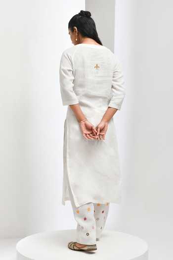 Inkpikle Hand Spun Cotton Kurta With Pant 