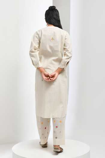 Inkpikle Hand Spun Cotton Kurta & Pant Set 