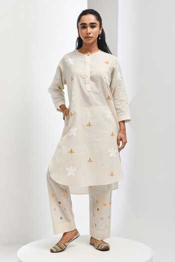 Inkpikle Hand Spun Cotton Kurta & Pant Set 