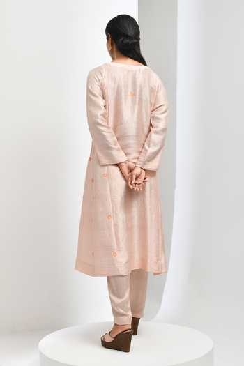 Inkpikle Hand Print Kurta With Pant 
