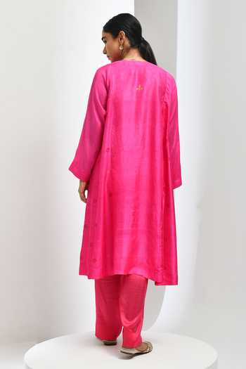 Inkpikle Hand Spun Mulberry Silk Kurta Set 