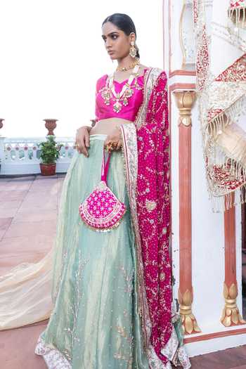 Tarrz Raw Silk Lehenga Set  
