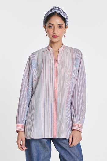 Payal Pratap Yarrow Multicheck Shirt 