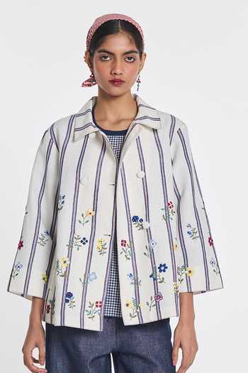 Payal Pratap Gomphrena Double Breasted Jacket