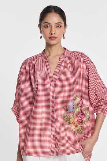 Payal Pratap Alexander Gingham Check Shirt 