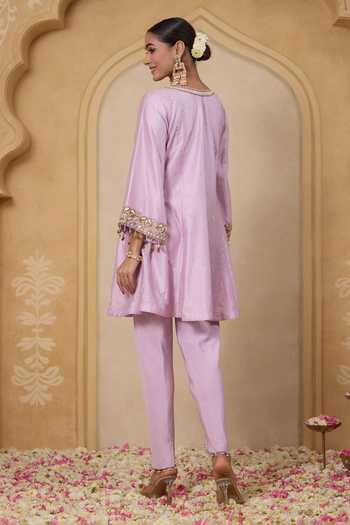 Nitisha Kashyap Meher Silk Organza Kurta Set 
