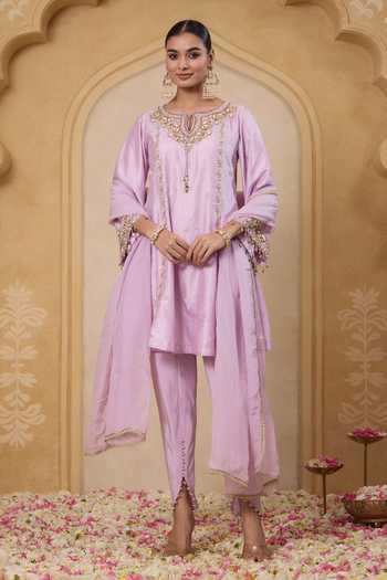 Nitisha Kashyap Meher Silk Organza Kurta Set 