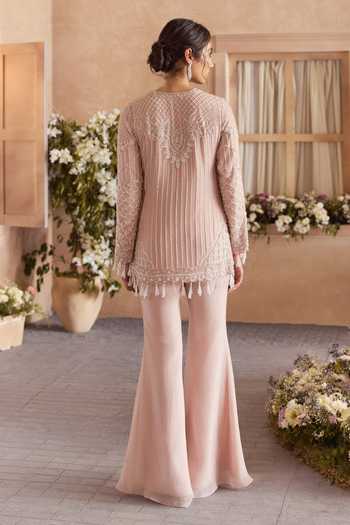 Studio22 By Pulkita Arora Bajaj Liora Embroidered Kurta & Gharara Set