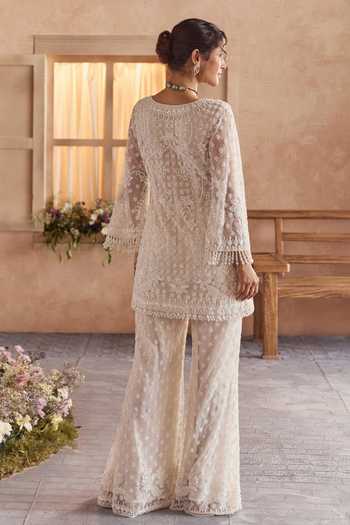 Studio22 By Pulkita Arora Bajaj Regalia Hand Embroidered Tunic & Pant Set