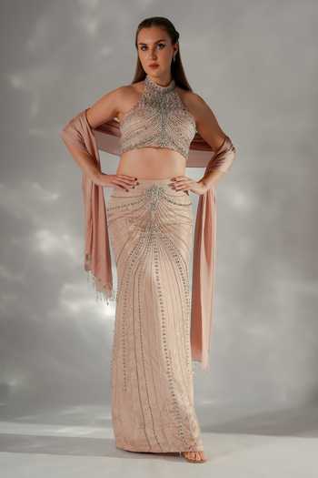 Jade By Ashima Whisper Embroidered Skirt Co-ord Set 