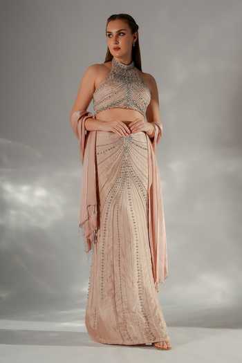 Jade By Ashima Whisper Embroidered Skirt Co-ord Set 