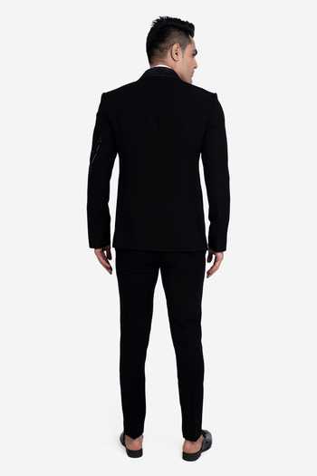 Sven Suits Embroidered Tuxedo Pant Set 