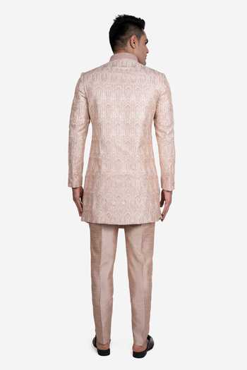 Sven Suits Floral Embroidered Sherwani Set 