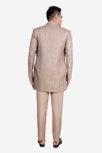Sven Suits Embroidered Bandhgala Jacket Set 