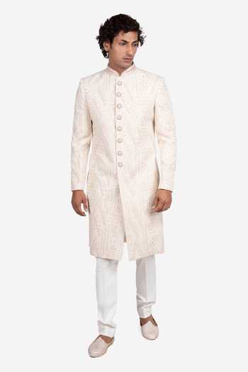 Sven Suits Embroidered Sherwani & Pant Set 