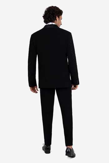 Sven Suits Hand Embroidered Tuxedo Pant Set 